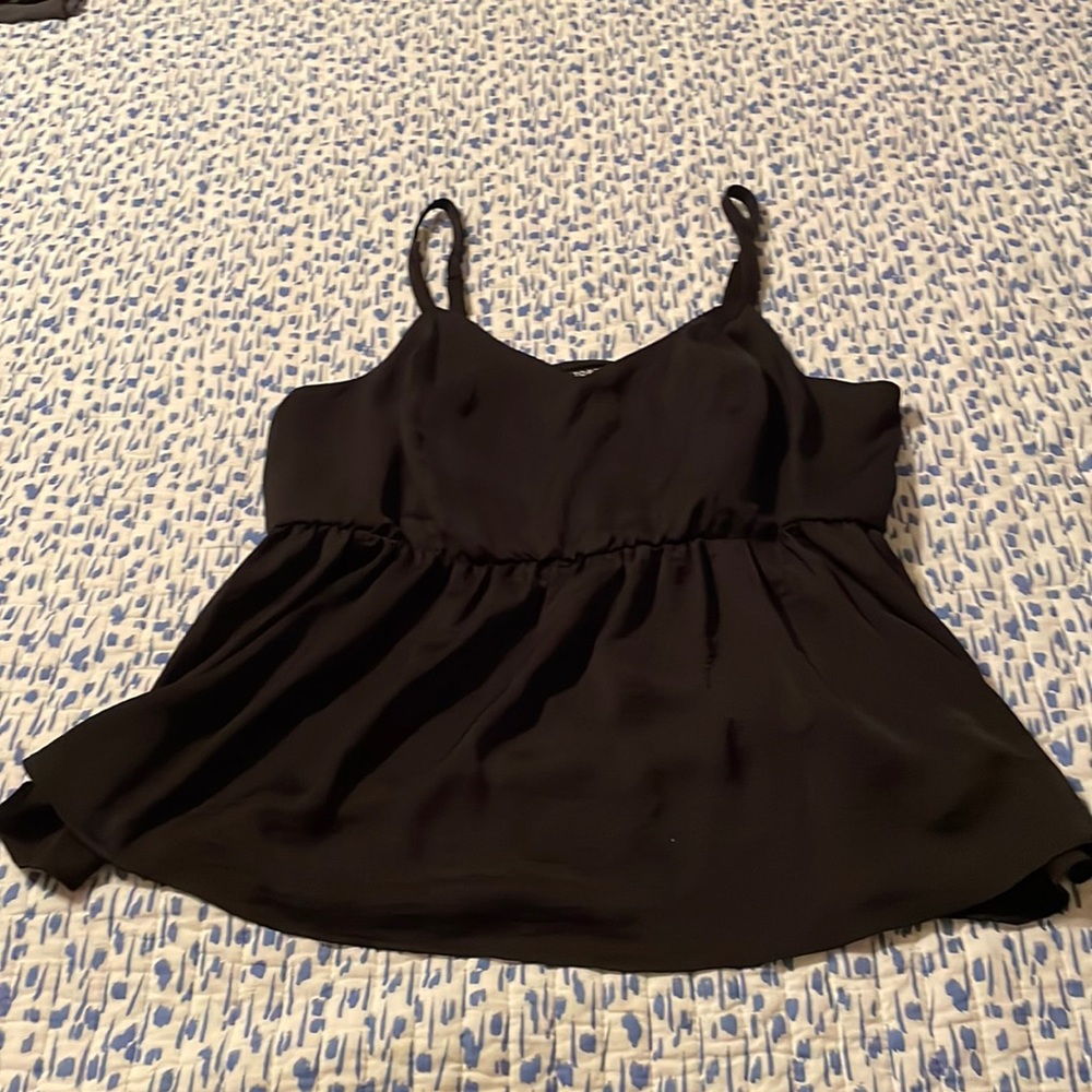 Black tank top